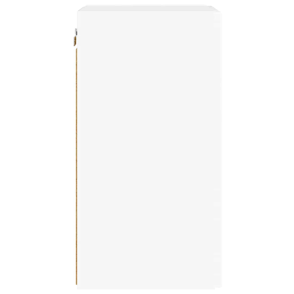 TV zidni ormar Zidne 2 pcs Sjajno bijelo 30 x 31 x 60 cm