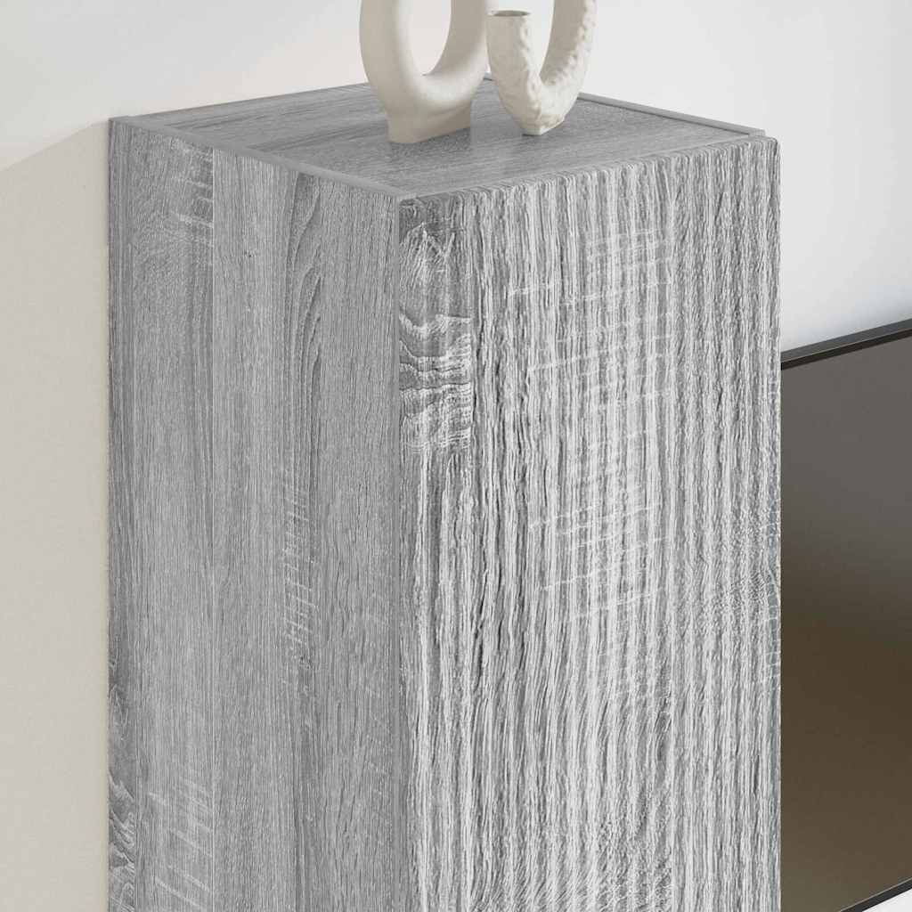 TV zidni ormar Siva Sonoma 30 x 31 x 60 cm Konstruirano drvo