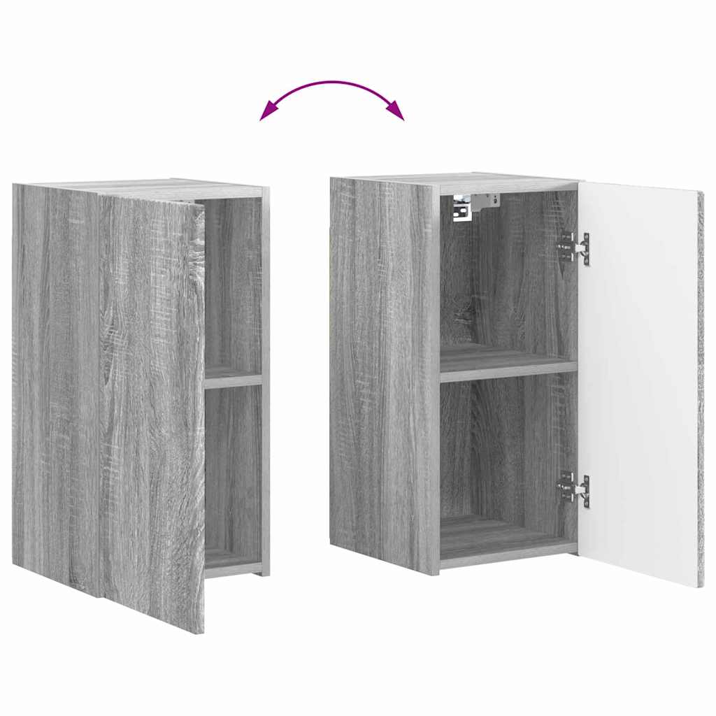 TV zidni ormar Siva Sonoma 30 x 31 x 60 cm Konstruirano drvo