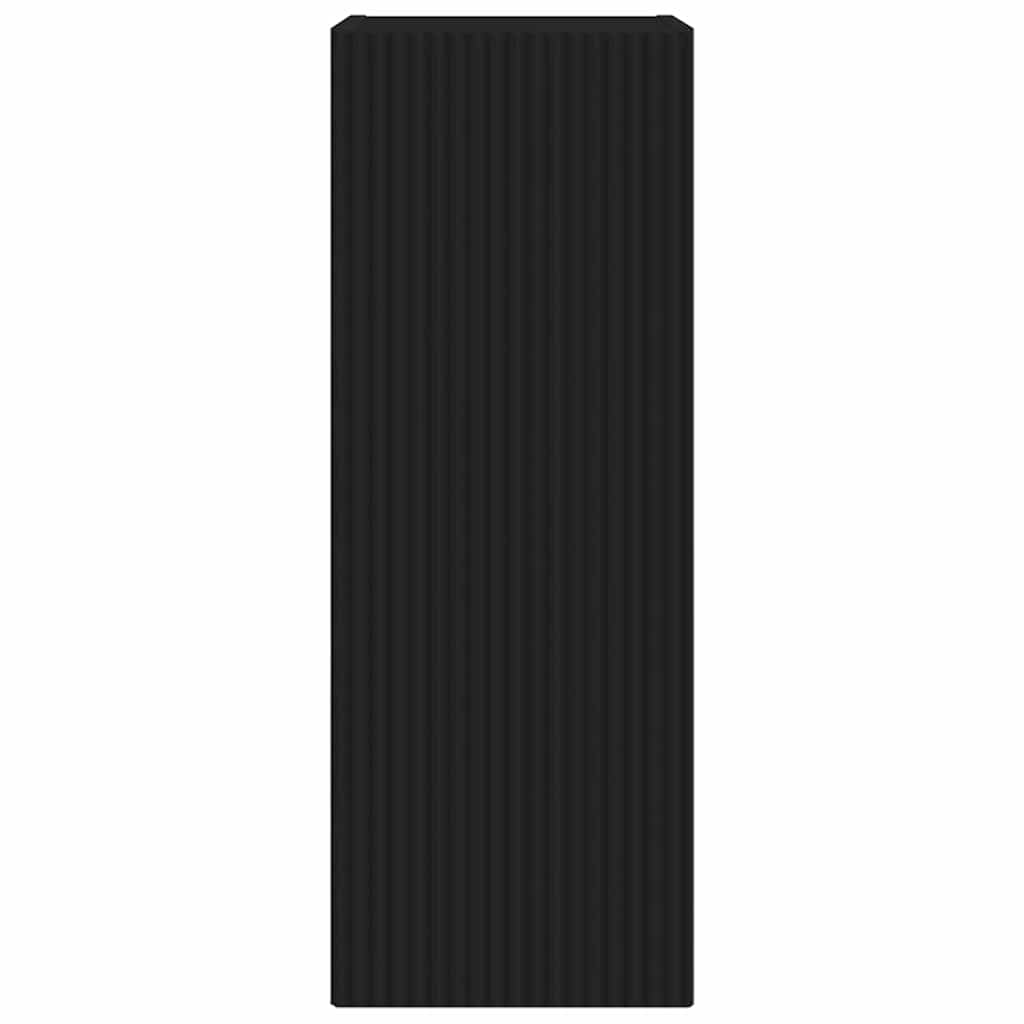TV zidni ormar Zidne Crna 30 x 31 x 80 cm Konstruirano drvo