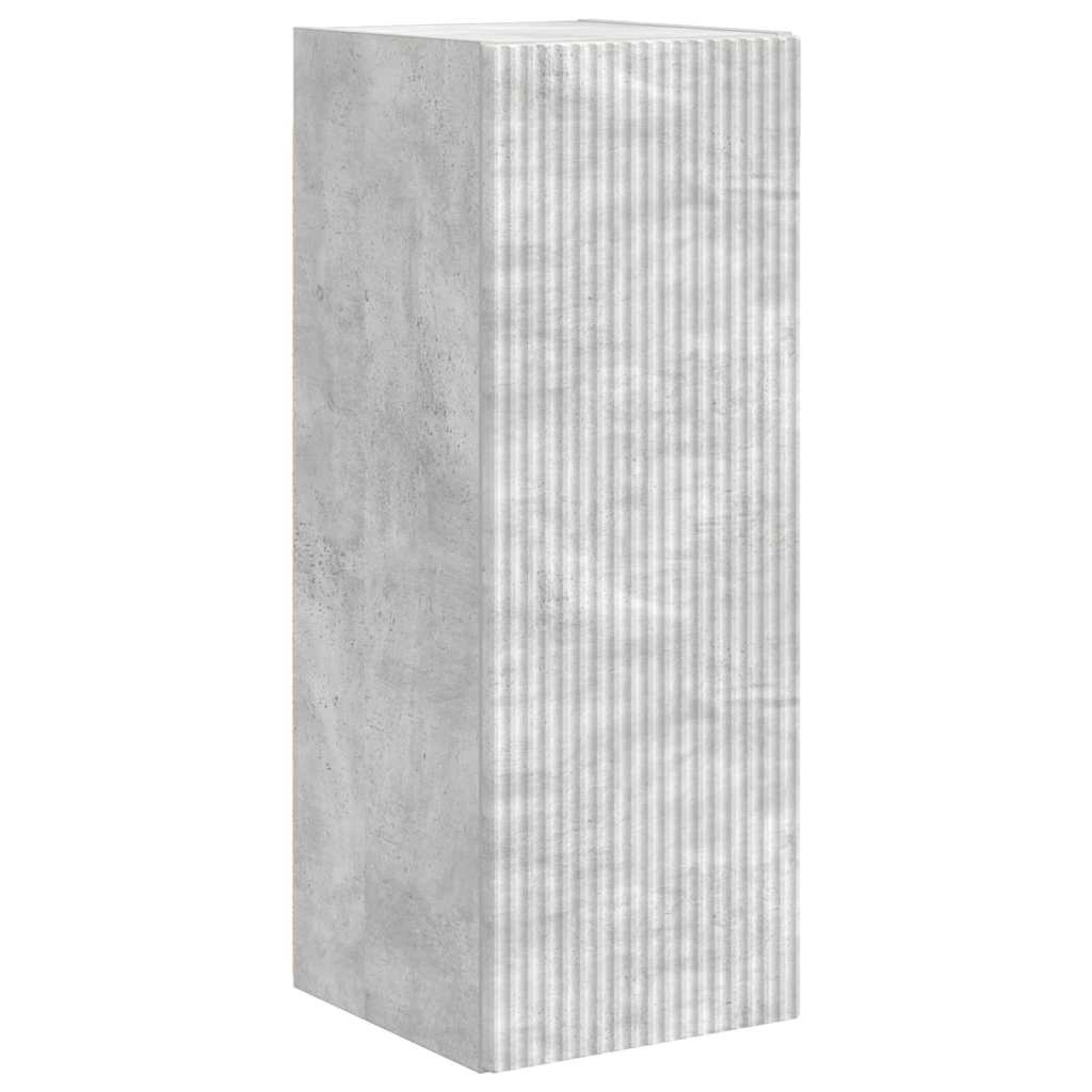 TV zidni ormar Zidne Beton 30 x 31 x 80 cm Konstruirano drvo