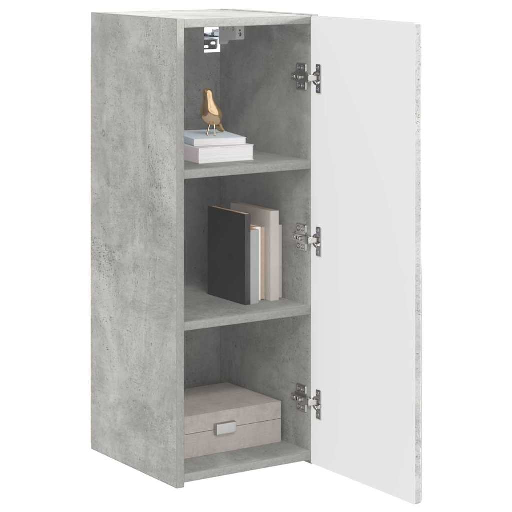 TV zidni ormar Zidne Beton 30 x 31 x 80 cm Konstruirano drvo