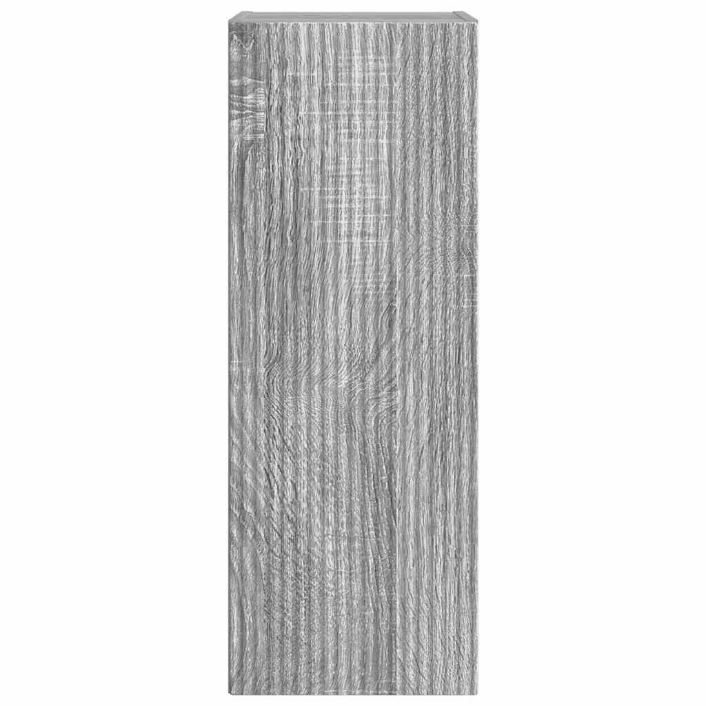 TV zidni ormar Siva Sonoma 30 x 31 x 80 cm Konstruirano drvo