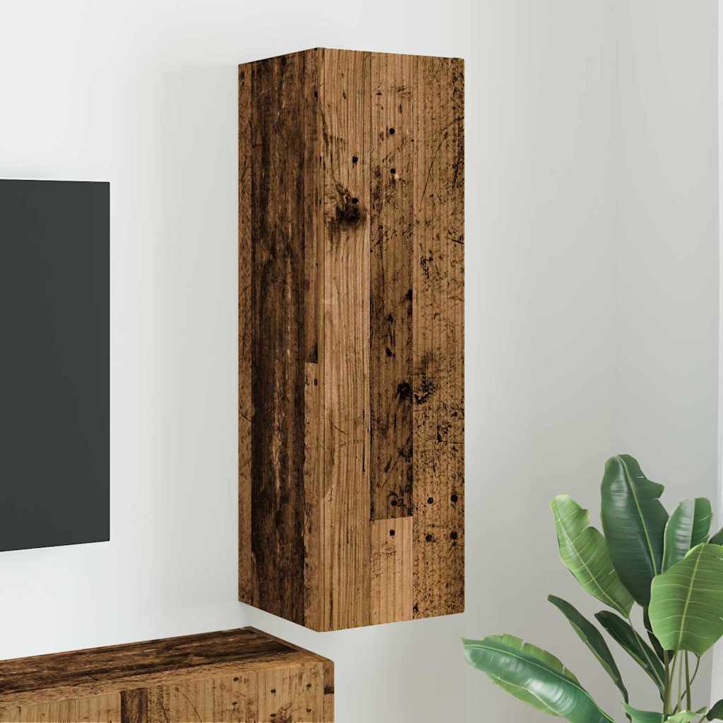TV zidni ormar Staro drvo 30 x 31 x 100 cm Konstruirano drvo