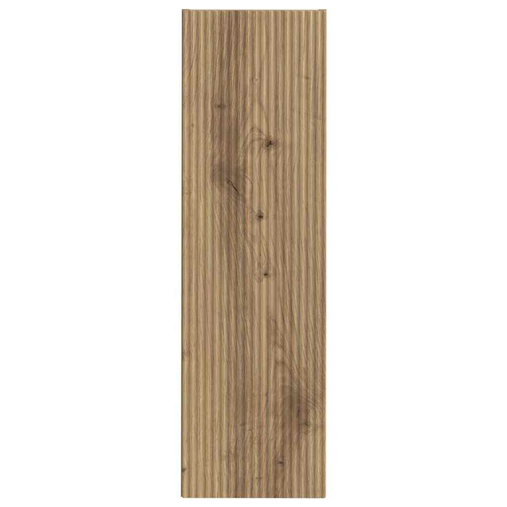 TV zidni ormar 2 pcs Umjetnička hrastovina 30 x 31 x 100 cm