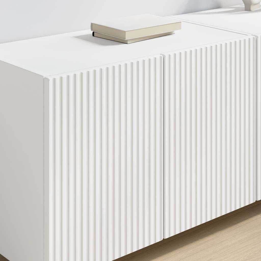 TV zidni ormar 2 pcs Bijelo 59,5 x 31 x 40 cm Konstruirano drvo