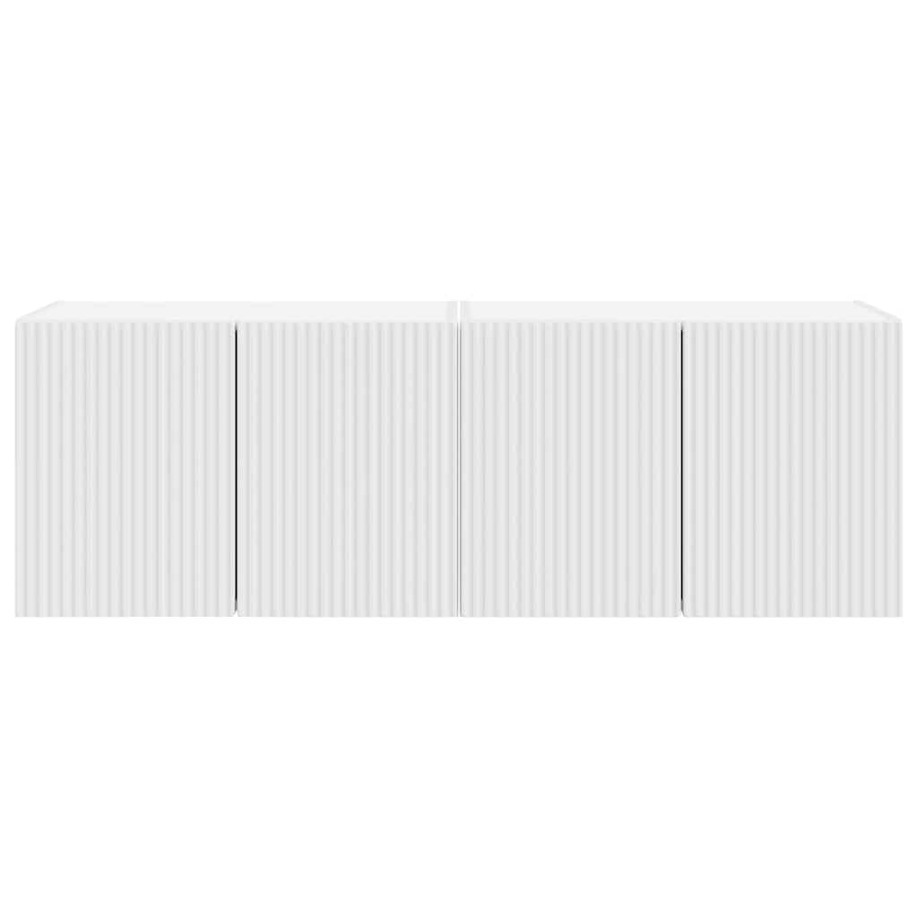 TV zidni ormar 2 pcs Bijelo 59,5 x 31 x 40 cm Konstruirano drvo