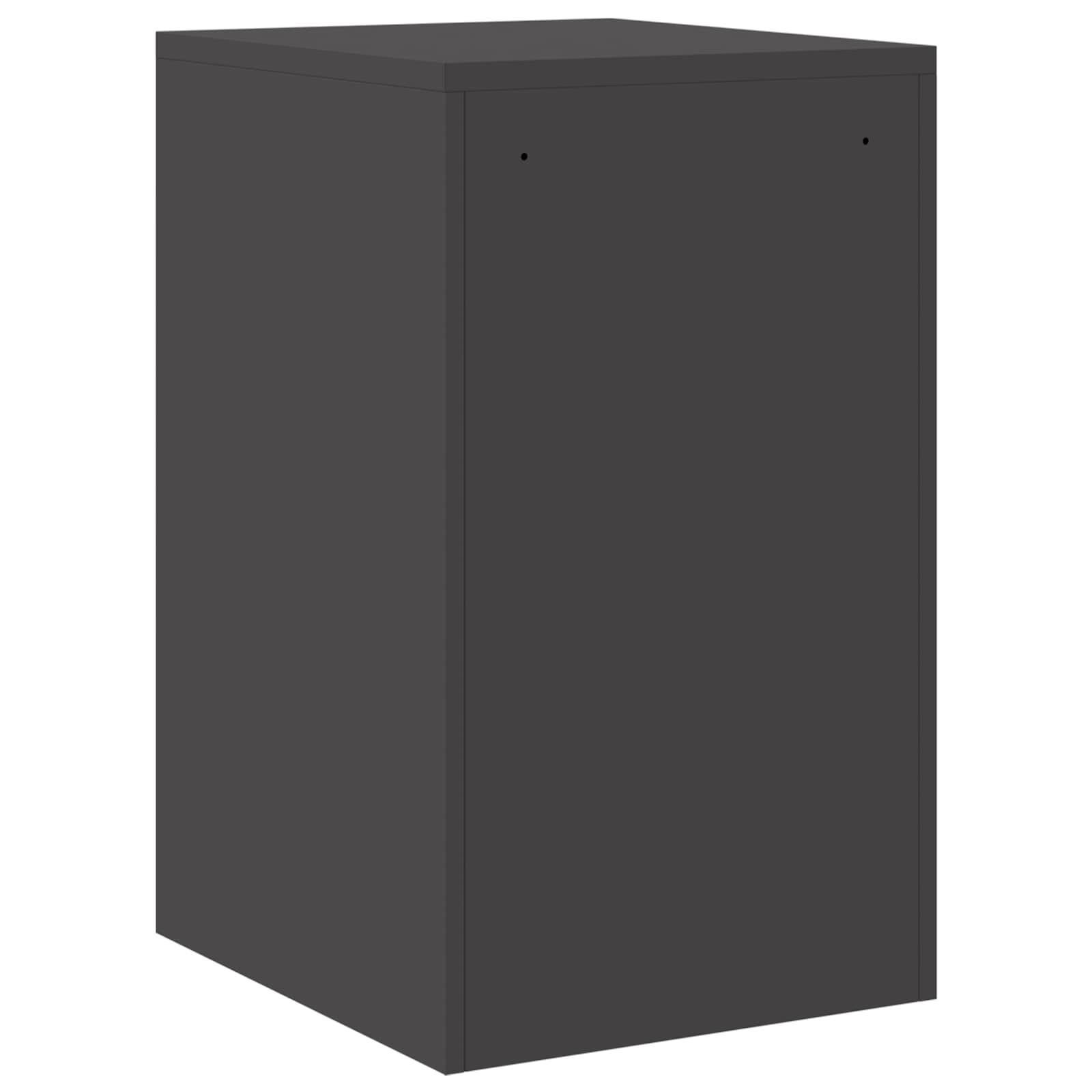 Kabinet za datoteke Crna 44 x 50 x 74,5 cm Hladno valjani čelik