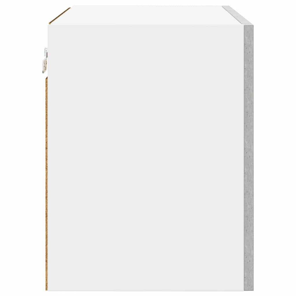 Viseći ormarić Beton siva i bijela 50 x 31 x 40 cm