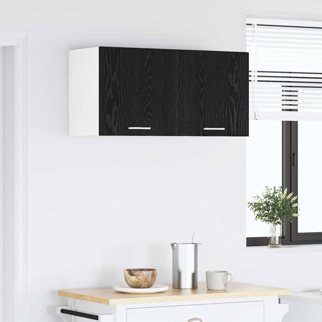 Viseći ormarić Crni hrast 80 x 31 x 40 cm Konstruirano drvo