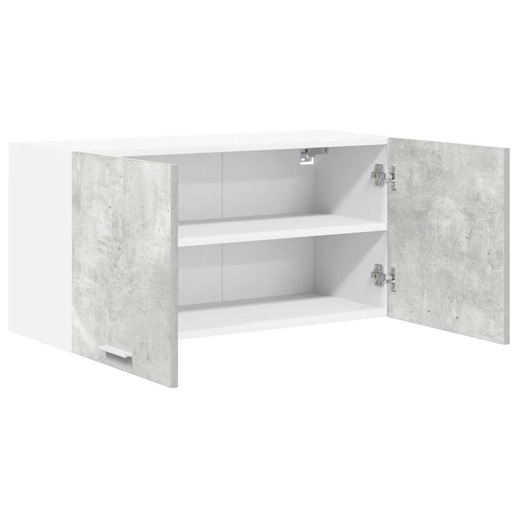 Viseći ormarić Betonski sivi 80 x 31 x 40 cm Konstruirano drvo