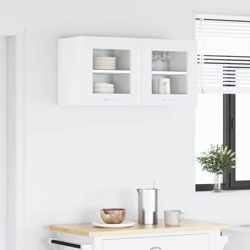 Viseći ormarić 2 pcs Bijelo 40 x 31 x 40 cm Konstruirano drvo