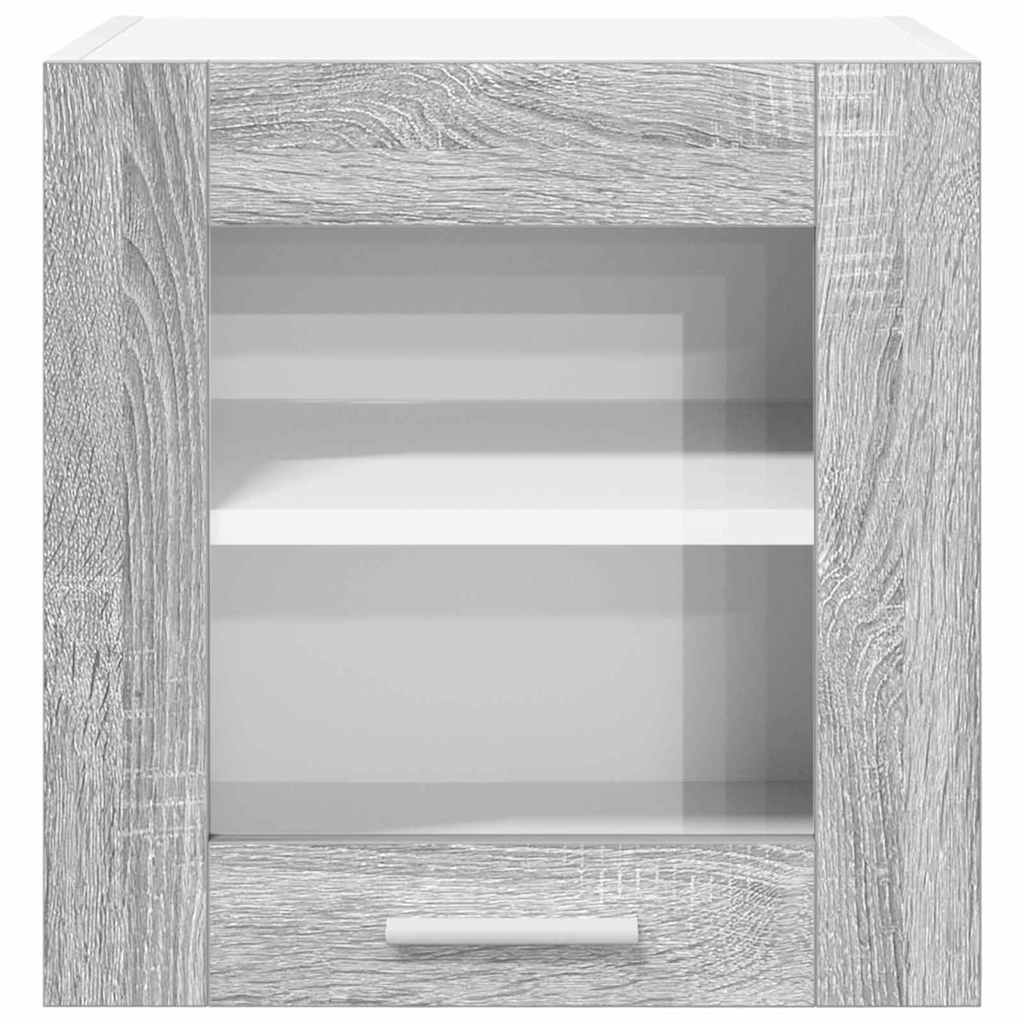 Viseći ormarić s pohranom 2 pcs Siva Sonoma 40 x 31 x 40 cm