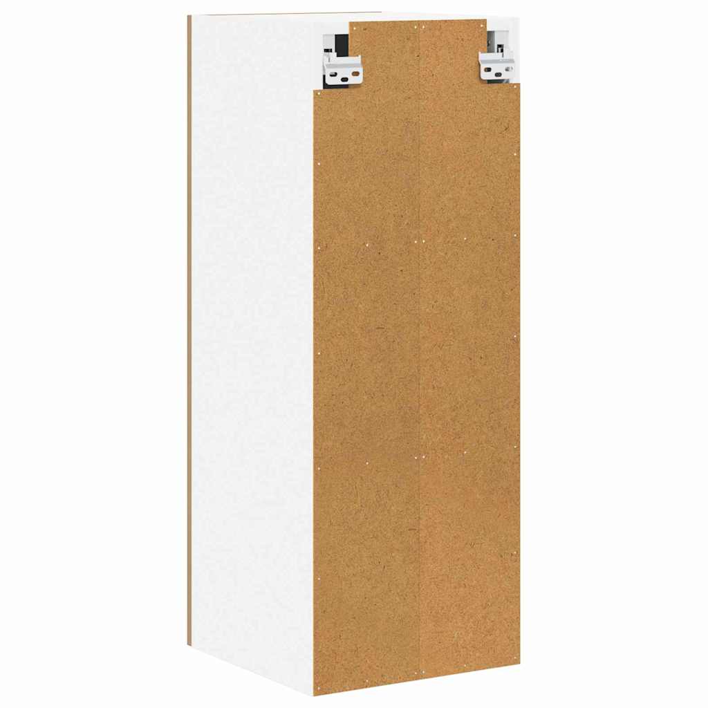 Viseći ormarić 2 pcs Umjetnički hrast i bijela 30 x 31 x 80 cm