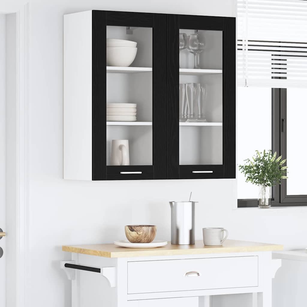 Viseći ormarić Crni hrast 40 x 31 x 80 cm Konstruirano drvo