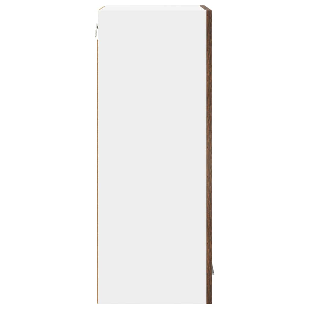 Viseći ormarić s pohranom 2 pcs Dimljeni hrast 40 x 31 x 80 cm