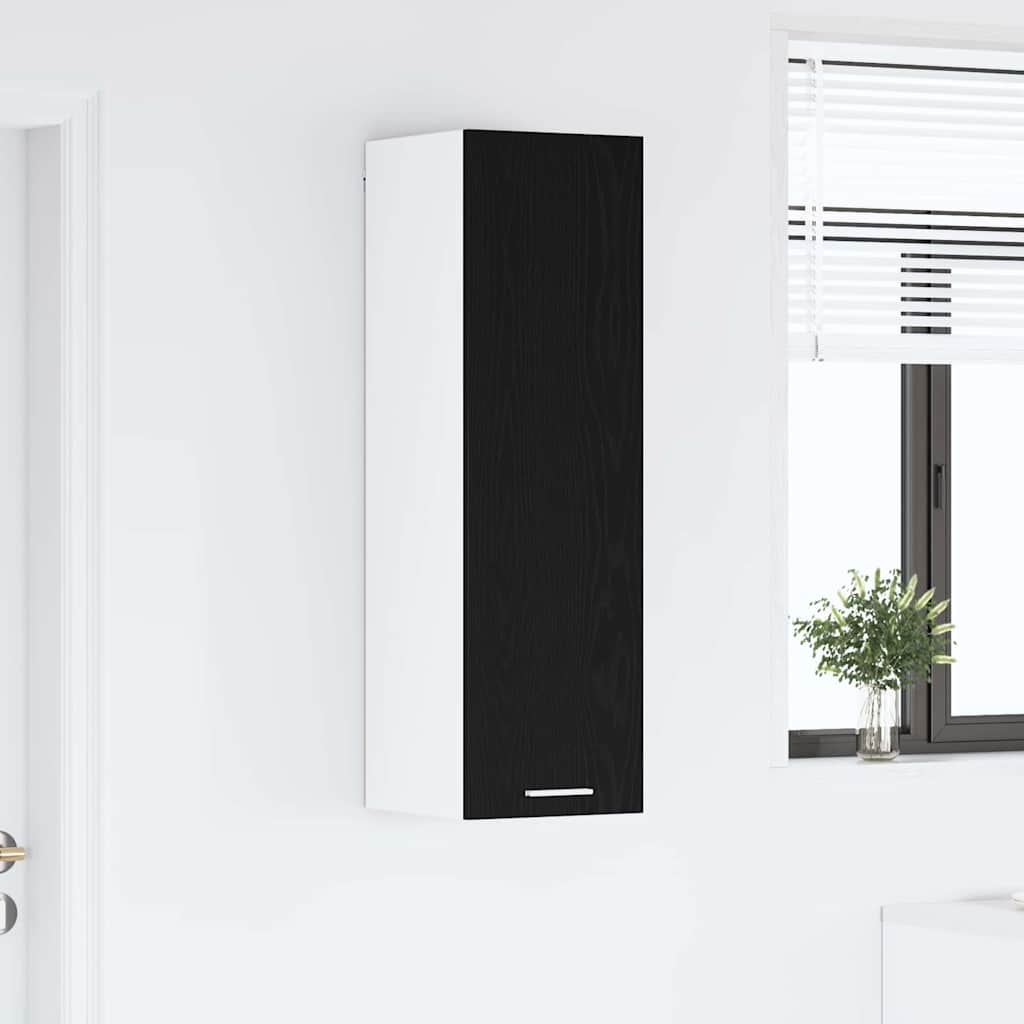Viseći ormarić Crni hrast 30 x 31 x 100 cm Konstruirano drvo