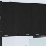 Viseći ormarić Crni hrast 60 x 31 x 100 cm Konstruirano drvo