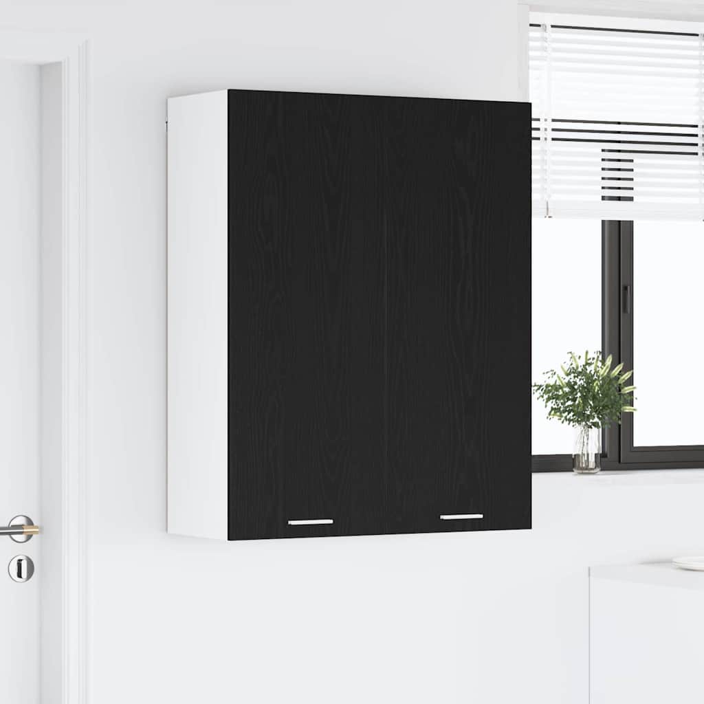 Viseći ormarić Crni hrast 80 x 31 x 100 cm Konstruirano drvo