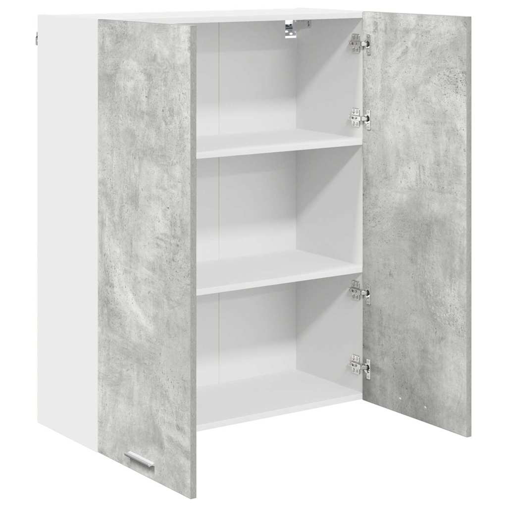 Viseći ormarić Betonski sivi 80 x 31 x 100 cm Konstruirano drvo