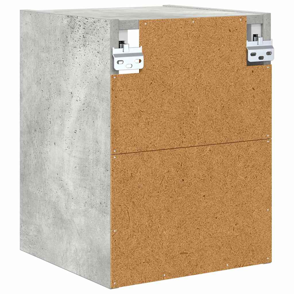 Viseći ormarić s pohranom Betonski sivi 30 x 29,5 x 40 cm