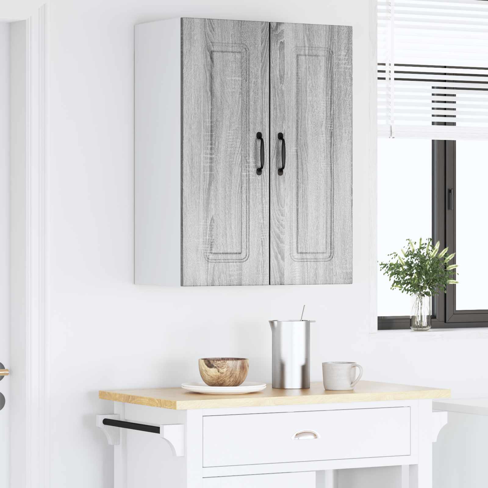 Kuhinjski ormarić Kalmar 2 pcs Siva Sonoma 30 x 31 x 80 cm