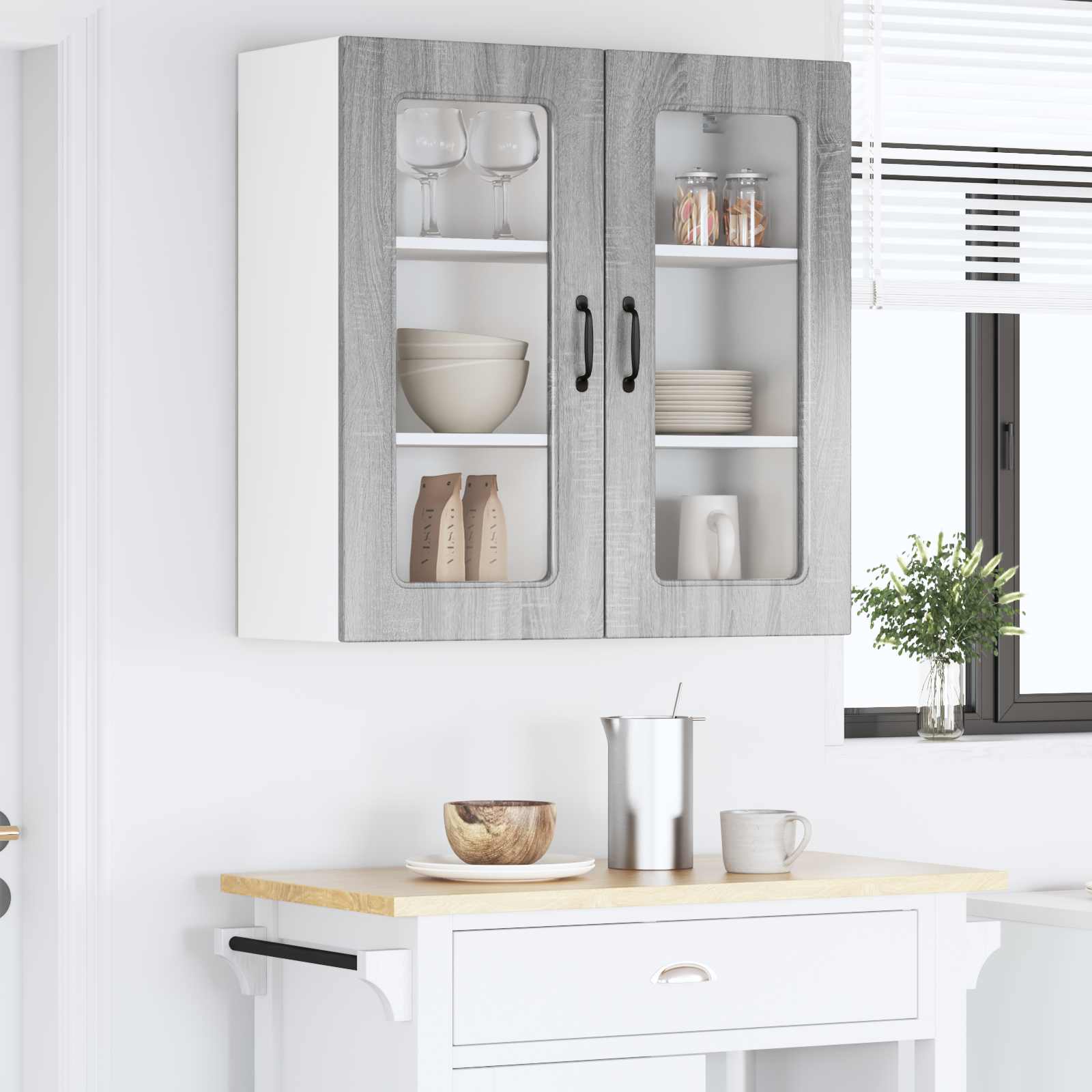 Ploča za perilicu posuđa Kalmar Siva Sonoma 80 x 31 x 80 cm