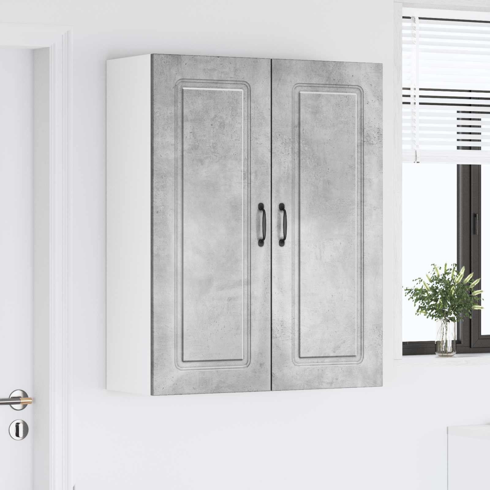 Ploča za perilicu posuđa Kalmar Betonski sivi 80 x 31 x 100 cm