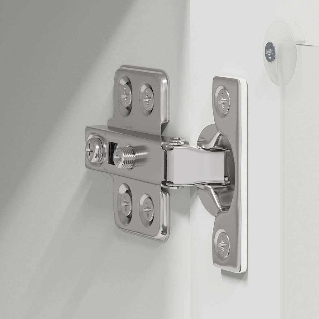 Zidni stakleni ormarić Lucca 2 pcs Smeđi hrast 40 x 31 x 40 cm