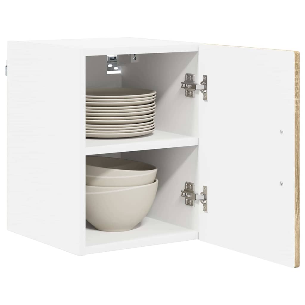Ormar za Zid Lucca 2 pcs Hrast sonoma 30 x 31 x 40 cm