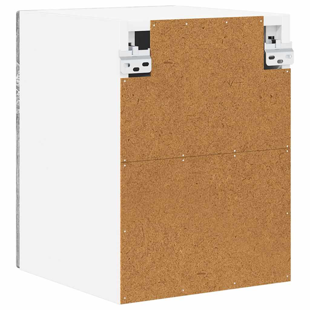Ormar za Zid Lucca 2 pcs Siva sonoma 30 x 31 x 40 cm