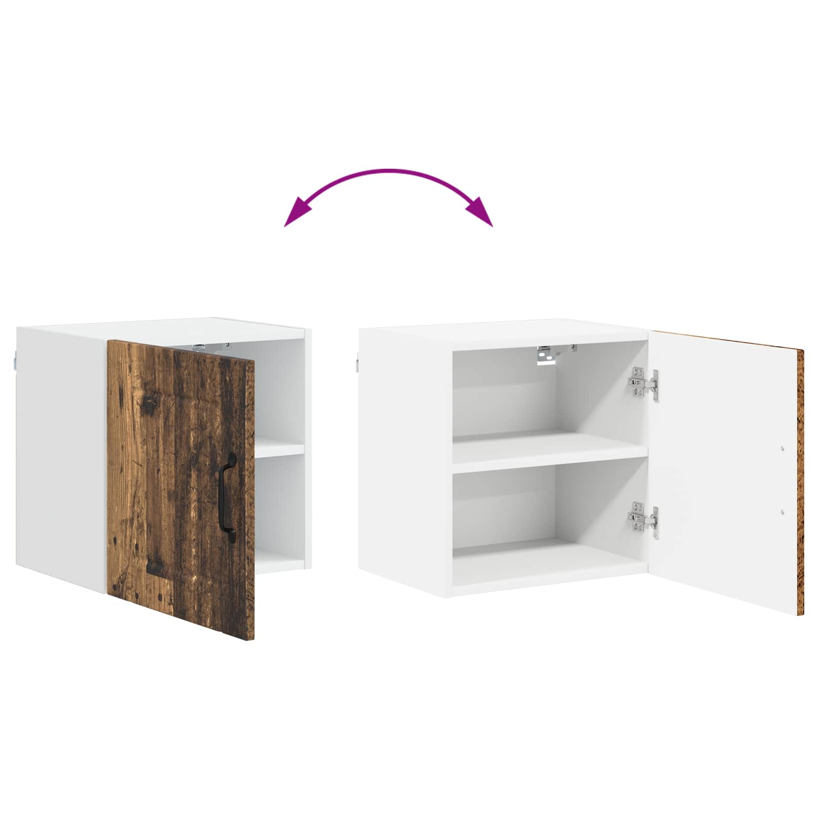 Ormar za Zid Lucca Staro drvo 40 x 31 x 40 cm Konstruirano drvo