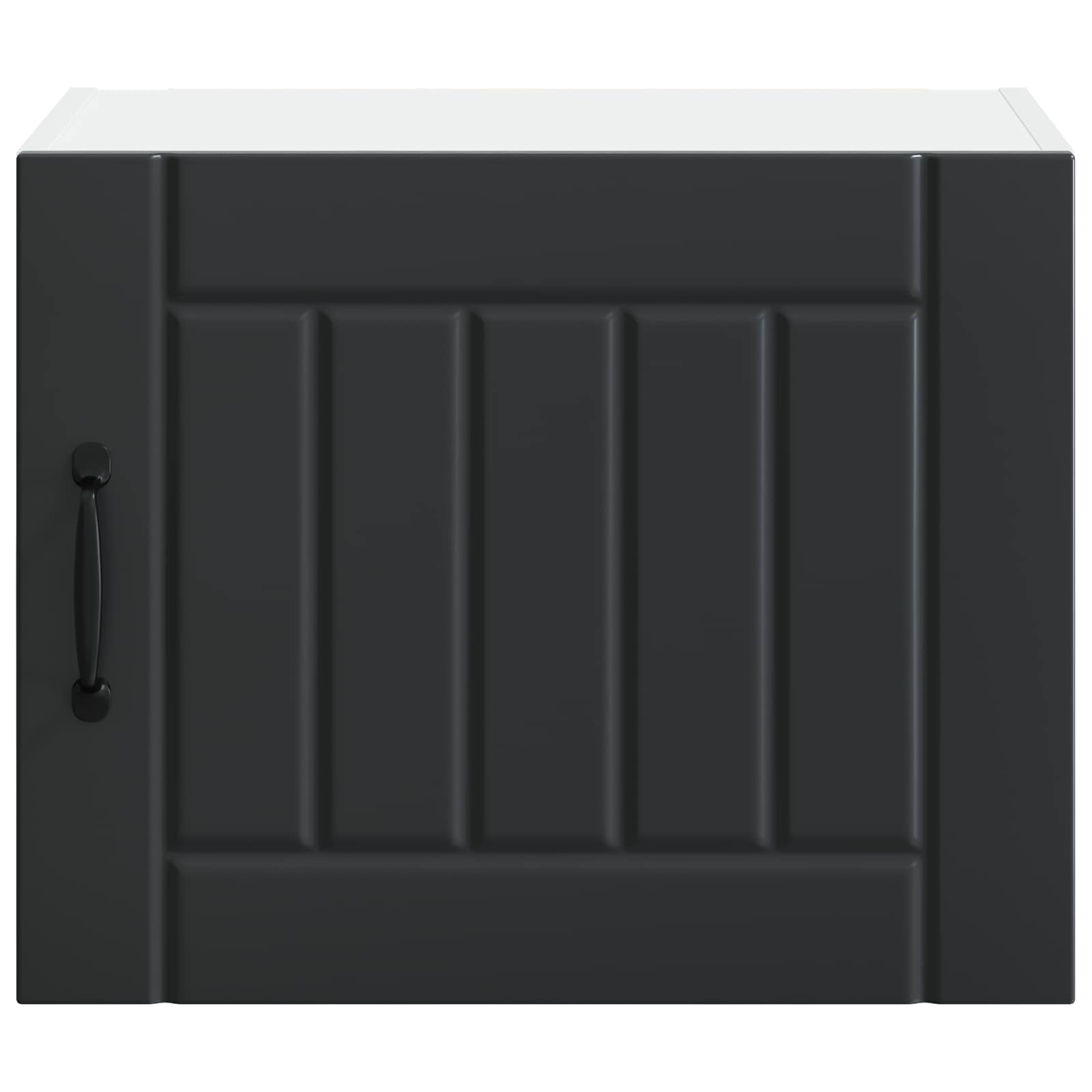 Ormar za Zid Lucca 2 pcs Crna 50 x 31 x 40 cm Konstruirano drvo