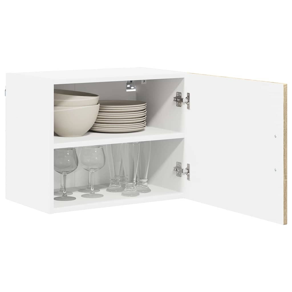 Ormar za Zid Lucca 2 pcs Hrast sonoma 50 x 31 x 40 cm