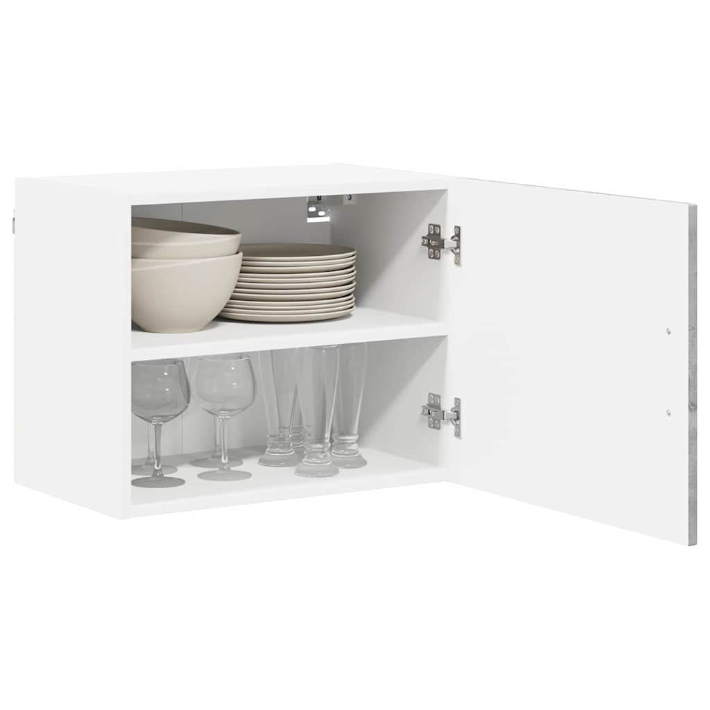 Ormar za Zid Lucca 2 pcs Betonska siva 50 x 31 x 40 cm