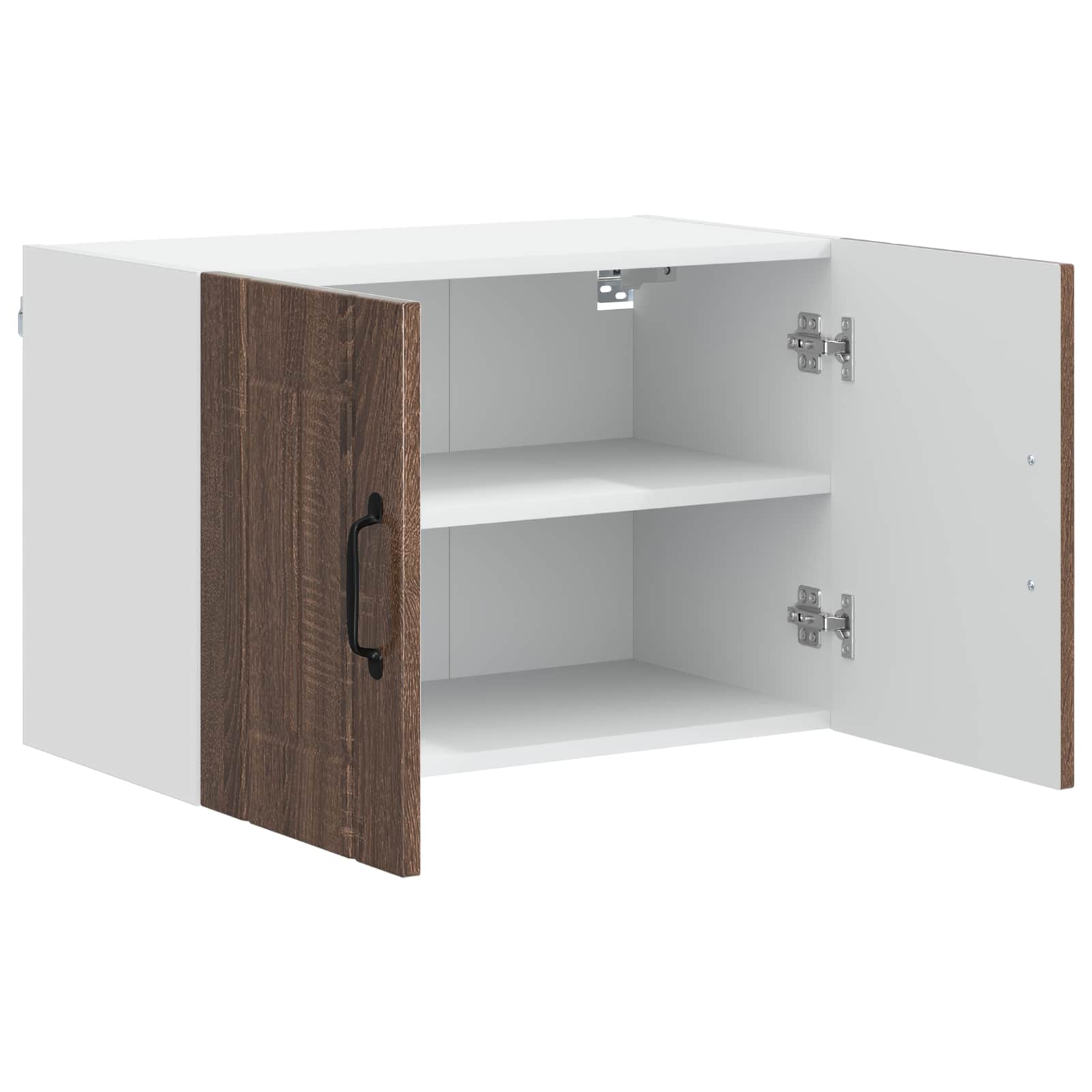 Ormar za Zid Lucca 2 pcs Smeđi hrast 60 x 31 x 40 cm