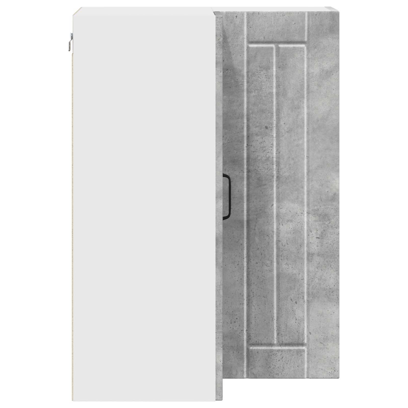 Zidni kutni ormar Lucca Betonska siva 57 x 57 x 80 cm