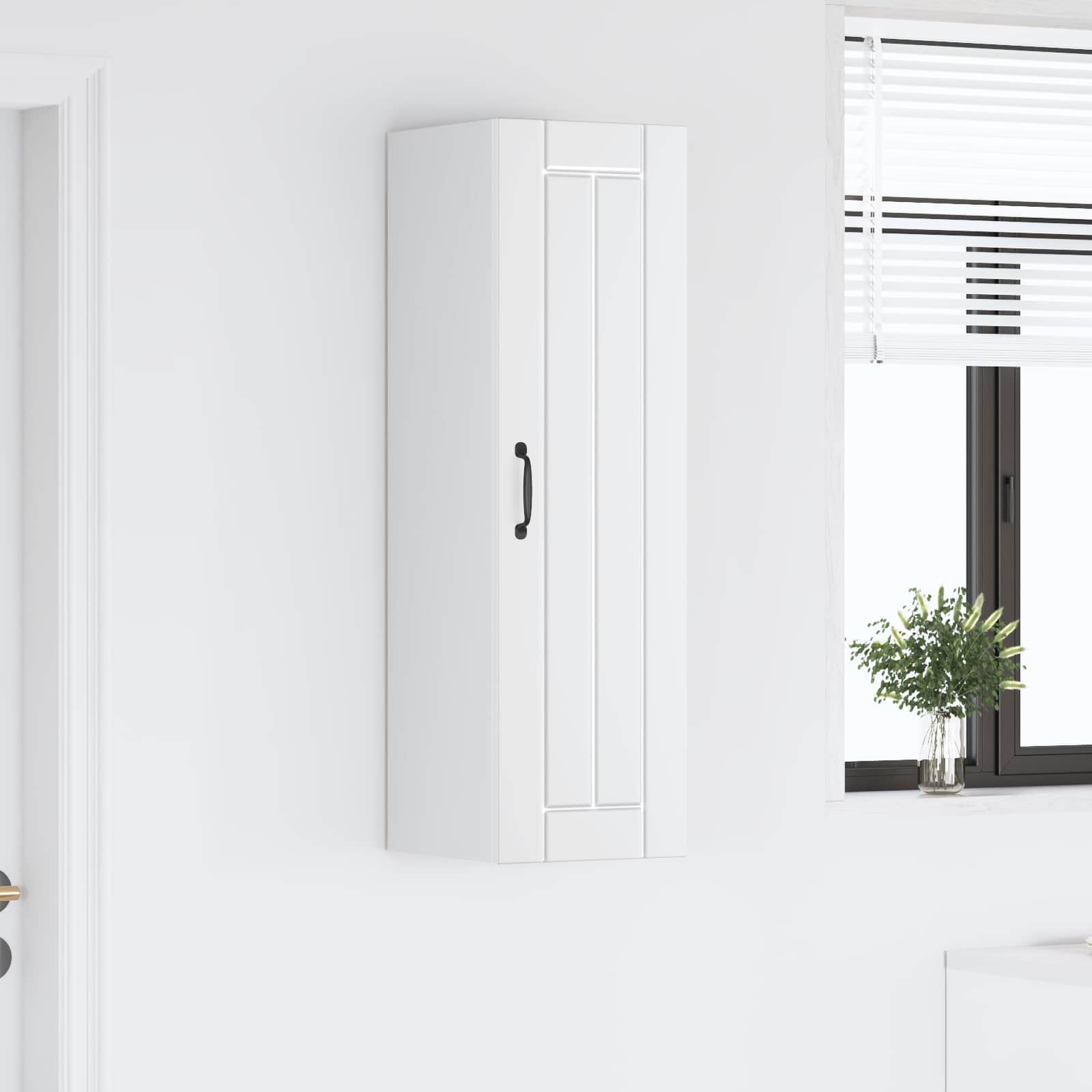 Ormar za Zid Lucca Bijela 30 x 31 x 100 cm Konstruirano drvo