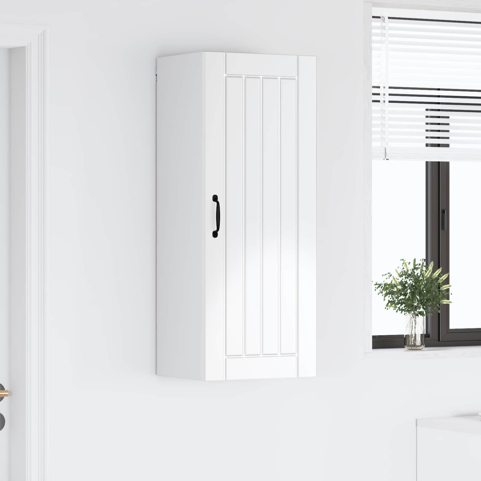 Ormar za Zid Lucca Bijela visokog sjaja 40 x 31 x 100 cm