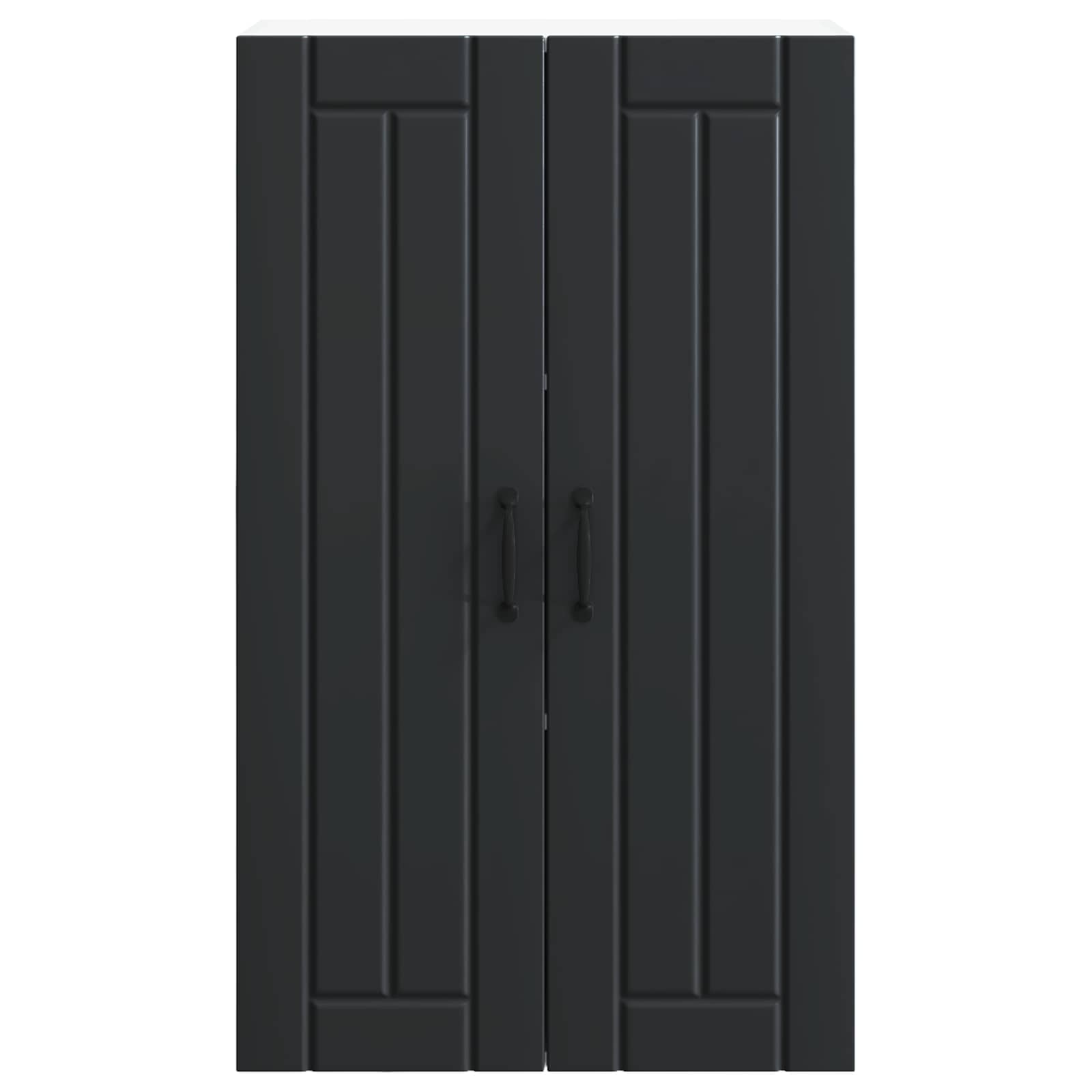 Ormar za Zid Lucca Crna 60 x 31 x 100 cm Konstruirano drvo
