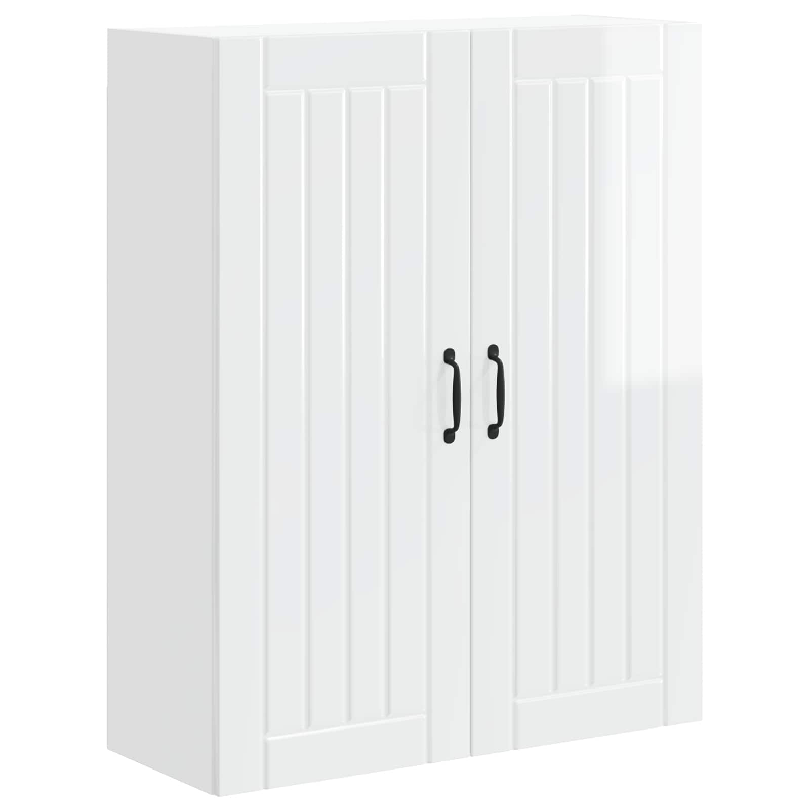 Ormar za Zid Lucca Bijela visokog sjaja 80 x 31 x 100 cm