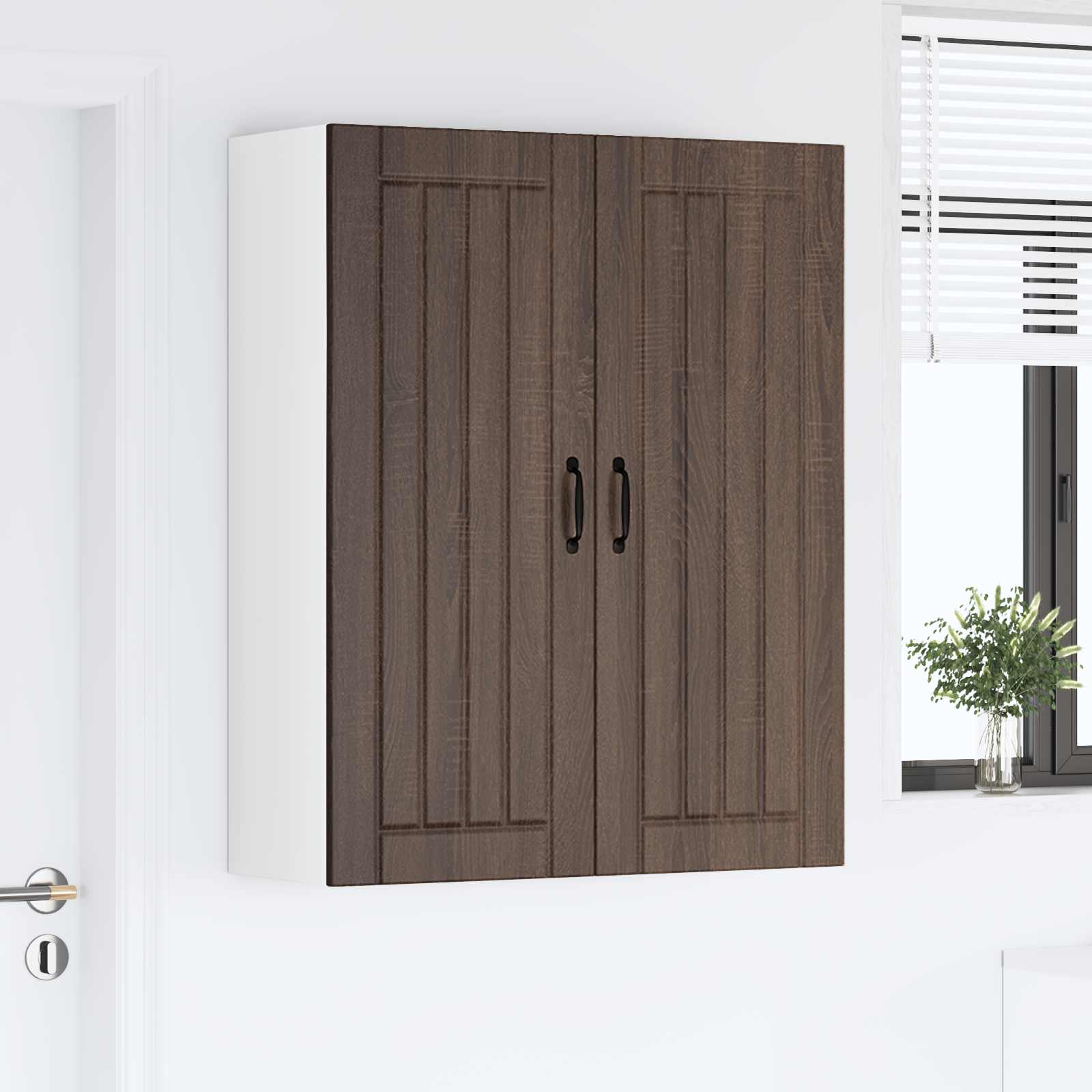 Ormar za Zid Lucca Smeđi hrast 80 x 31 x 100 cm