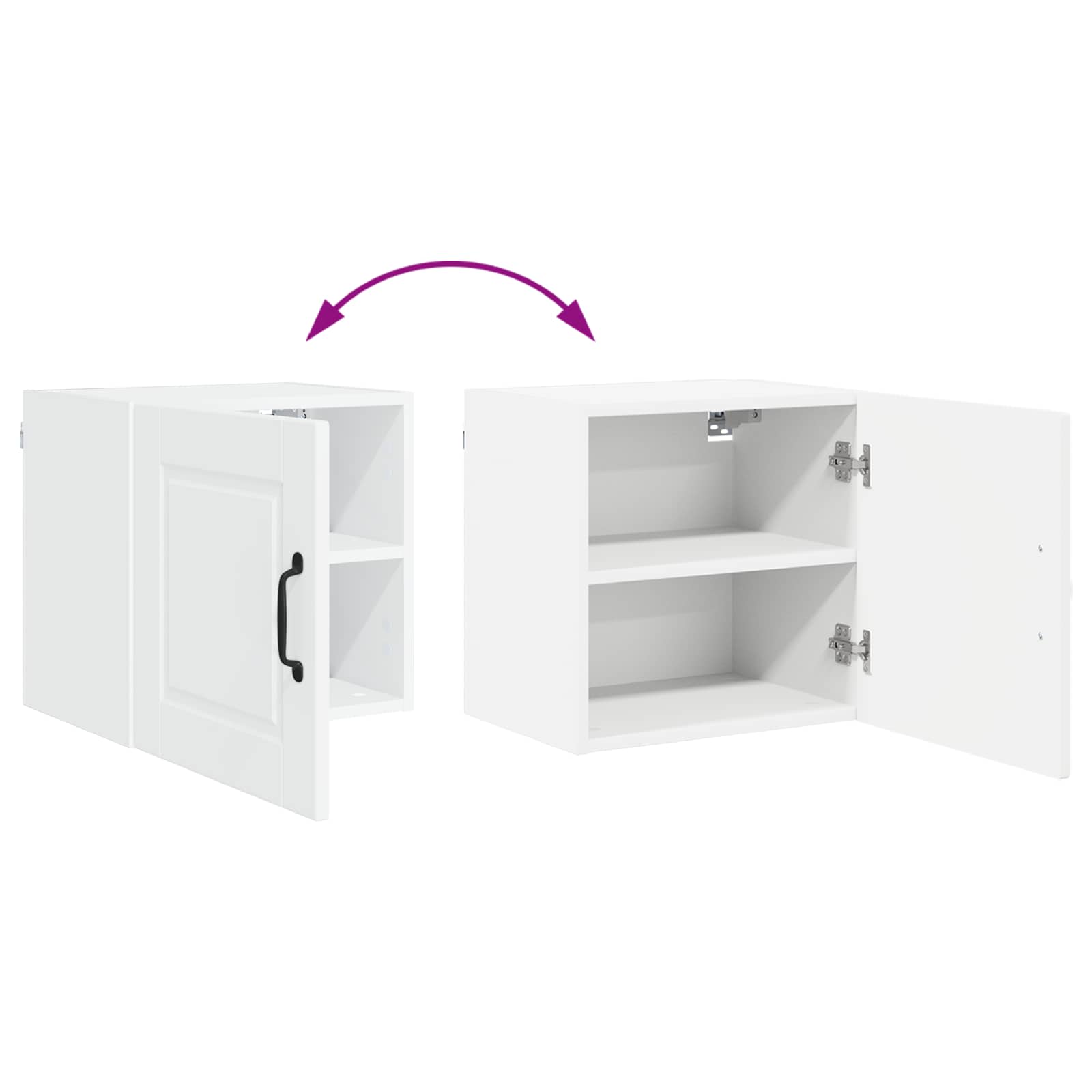 Ormar za Zid 2 pcs Bijelo 40 x 31 x 40 cm Konstruirano drvo