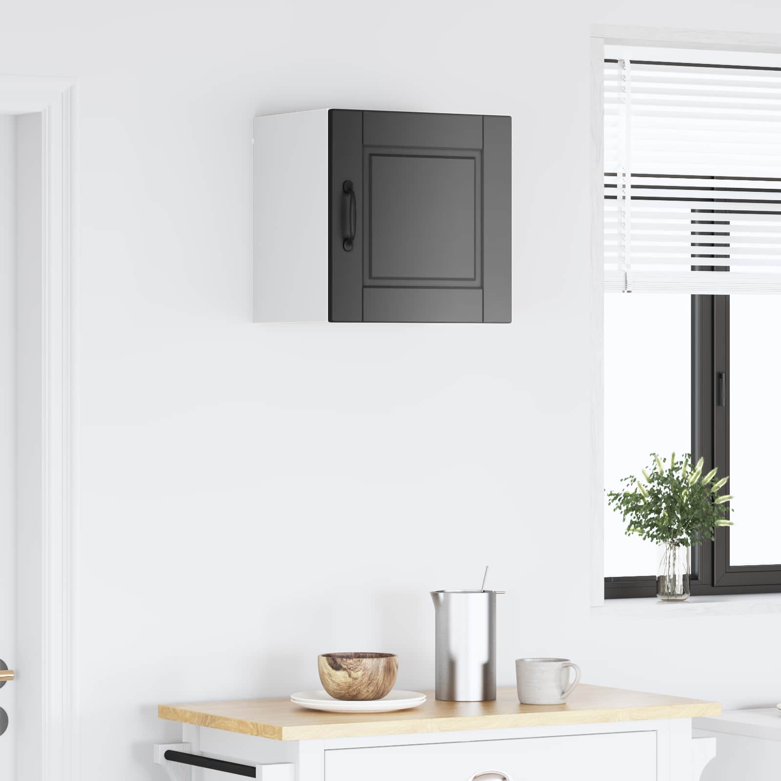 Ormar za Zid Crna 40 x 31 x 40 cm Konstruirano drvo