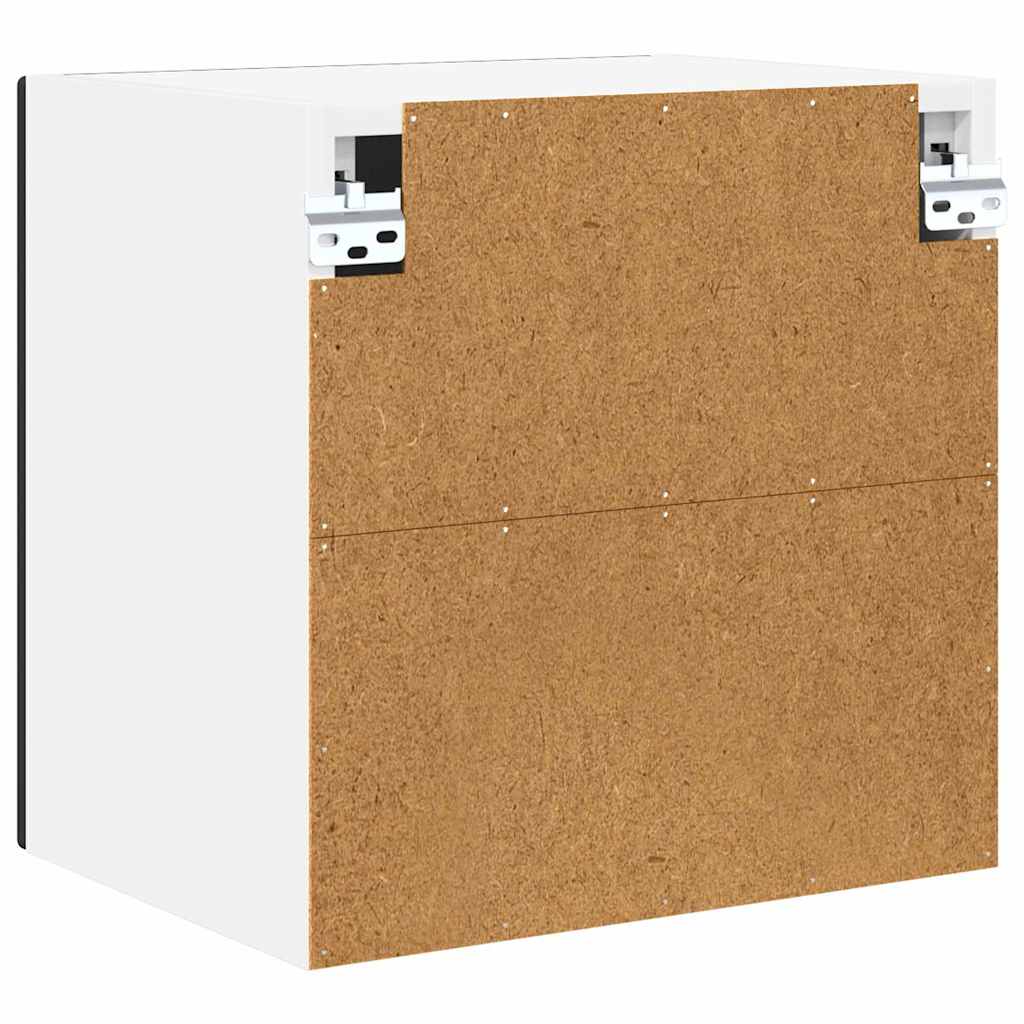 Ormar za Zid 2 pcs Crna 40 x 31 x 40 cm Konstruirano drvo