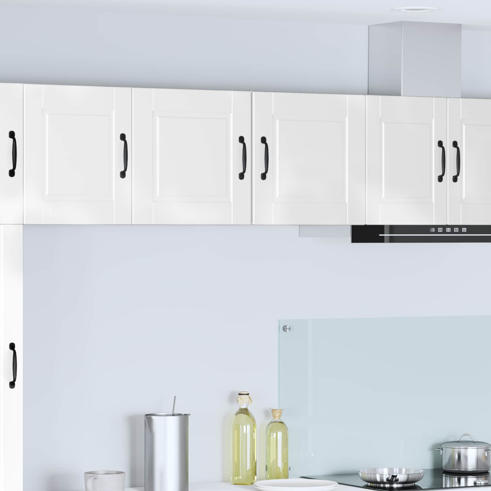 Ormar za Zid 2 pcs Visoki sjaj bijela 40 x 31 x 40 cm