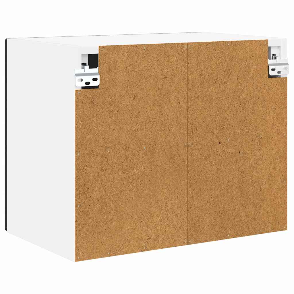 Ormar za Zid 2 pcs Crna 50 x 31 x 40 cm Konstruirano drvo