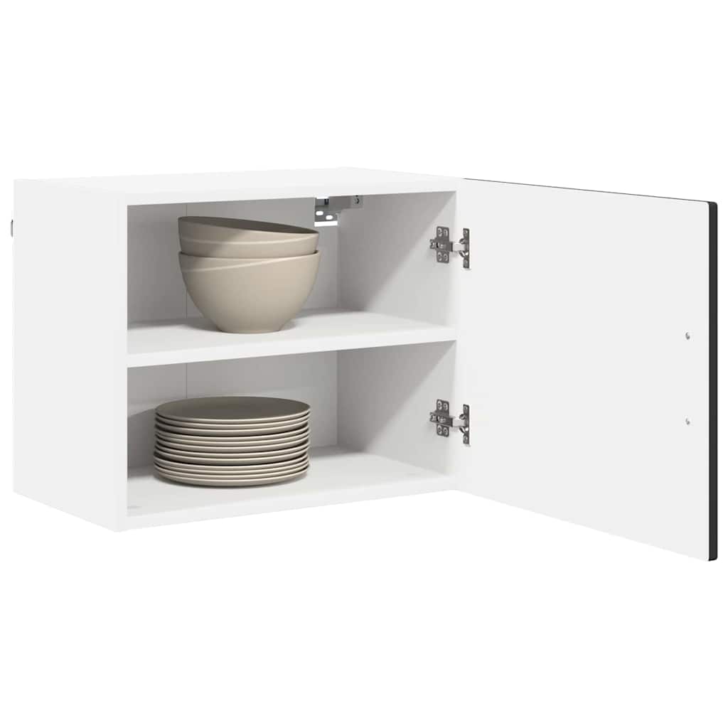 Ormar za Zid 2 pcs Crna 50 x 31 x 40 cm Konstruirano drvo
