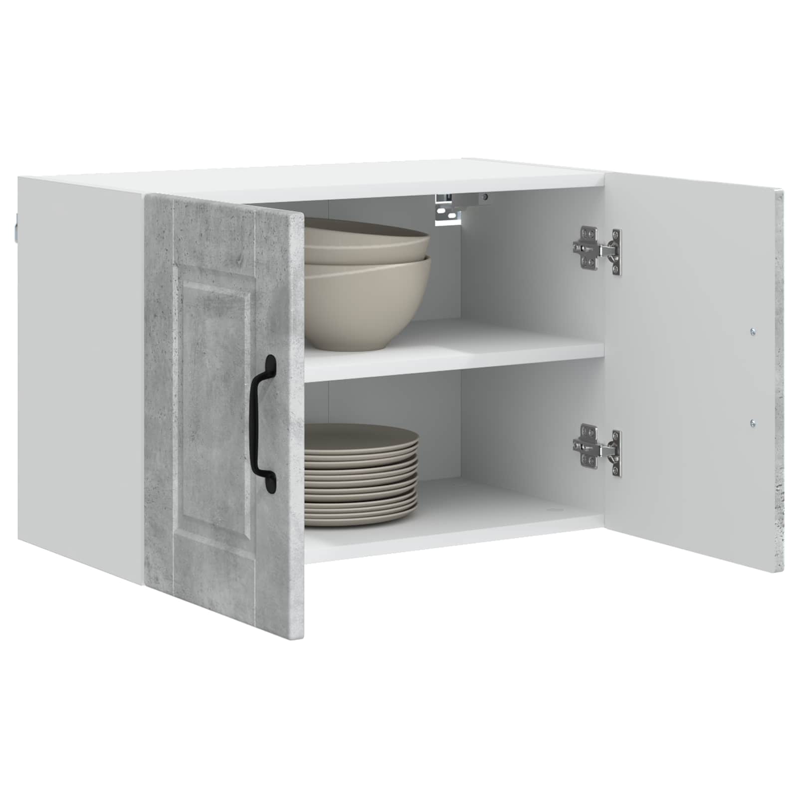 Ormar za Zid 2 pcs Betonski sivi 60 x 31 x 40 cm