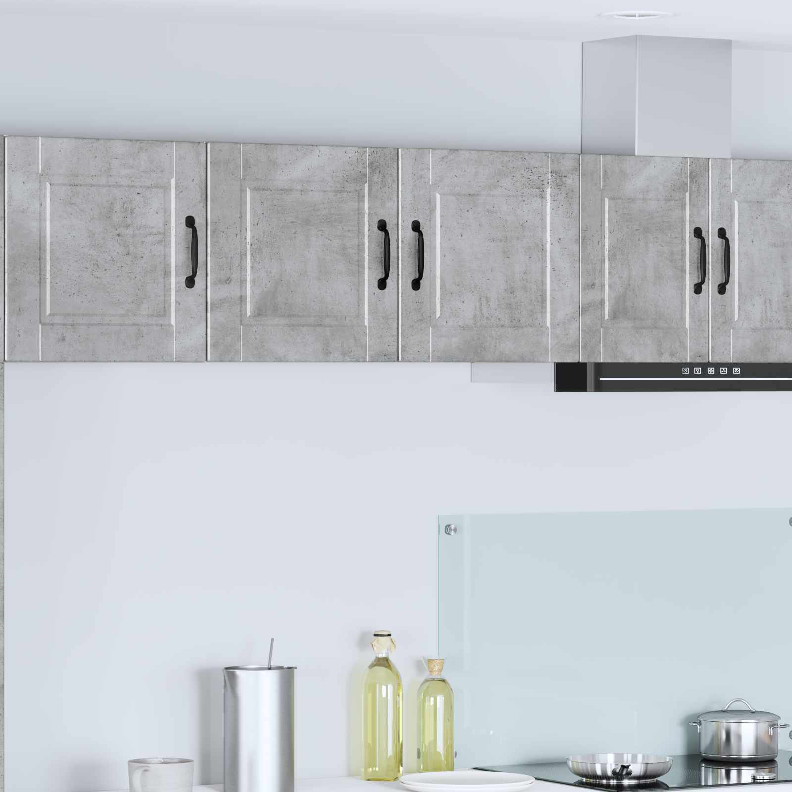 Ormar za Zid Betonski sivi 80 x 31 x 40 cm Konstruirano drvo